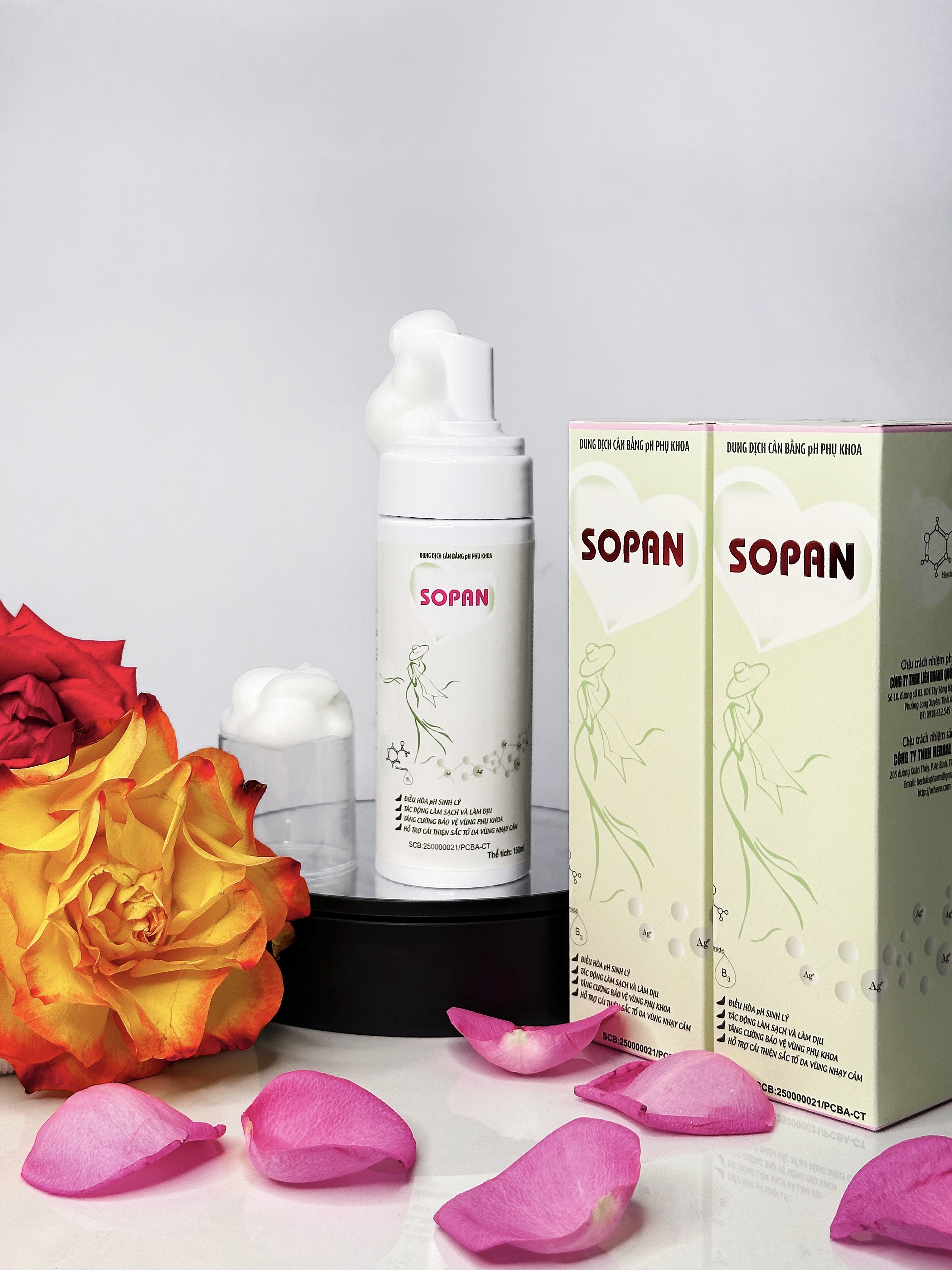 Dung dịch cân bằng pH phụ khoa SOPAN
