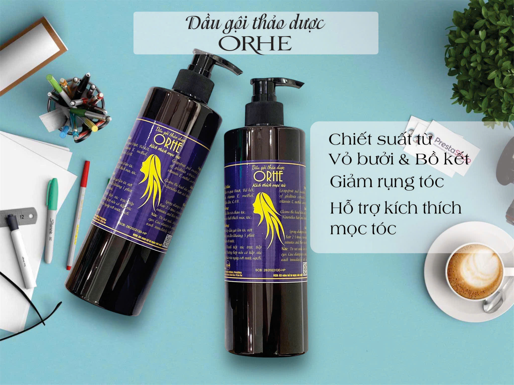 DẦU GỘI THẢO DƯỢC ORHE 500ml
