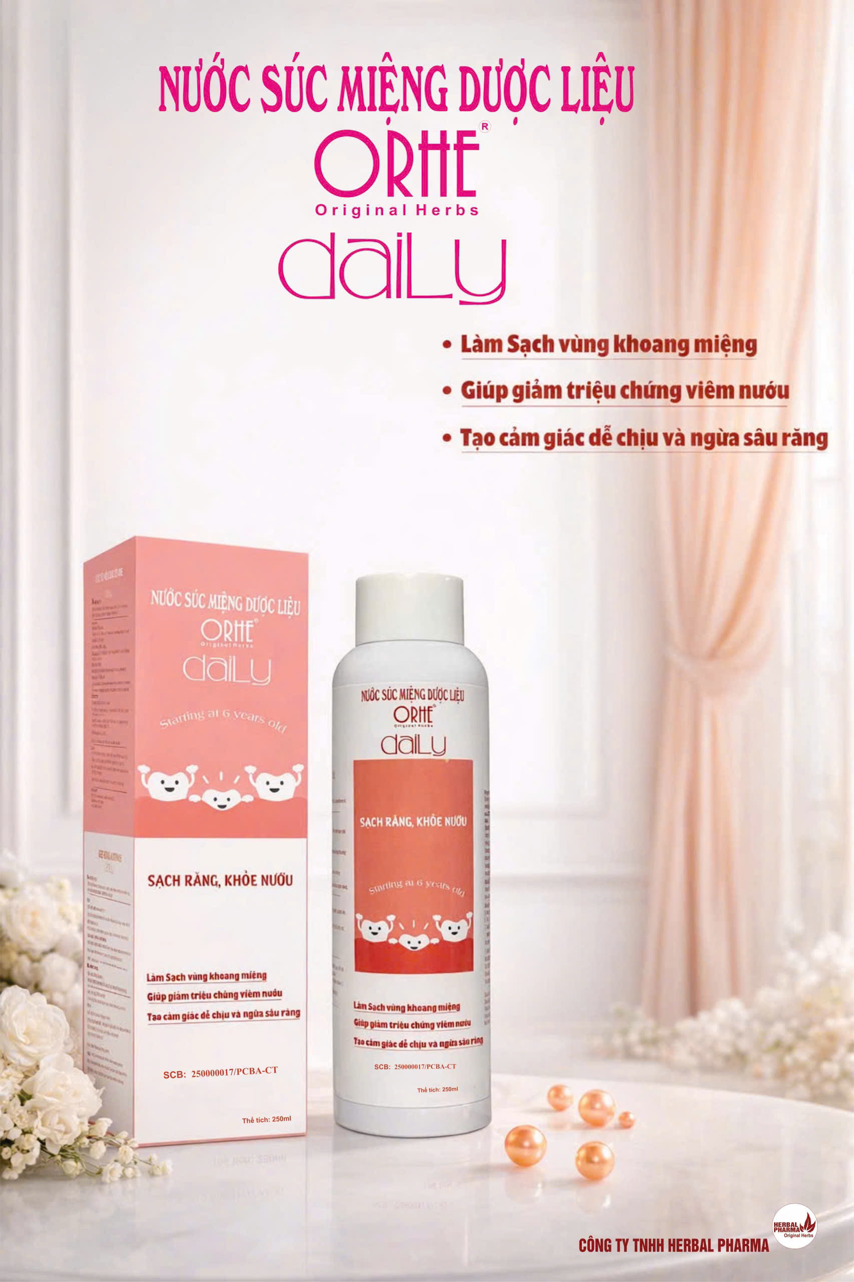 NƯỚC SÚC MIỆNG DƯỢC LIỆU ORHE DAILY